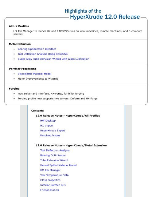 HyperWorks 12.0 Release Notes