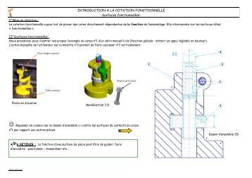 INTRODUCTION A LA COTATION FONCTIONNELLE -Surfaces ...