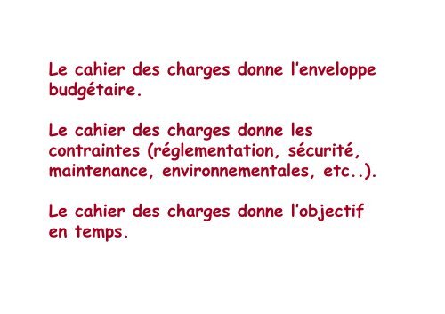 Cahier des charges et Spécifications - IN2P3