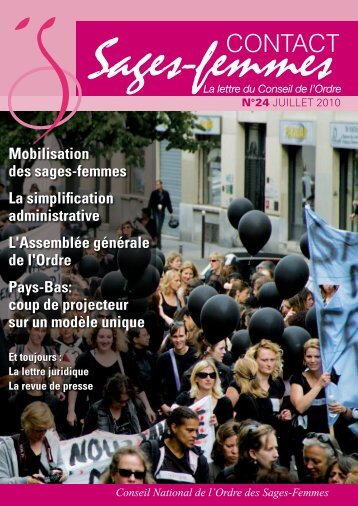 Contact Sages-Femmes n° 24 - Ordre des sages-femmes