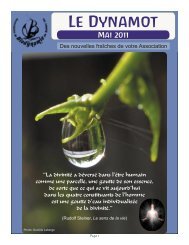 Dynamot #9 mai 2011 - Association de biodynamie du Québec