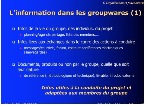 Groupware : fonctionnalités, outils du marché, rôle des ...