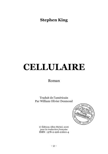King,Stephen-Cellulaire(cell)