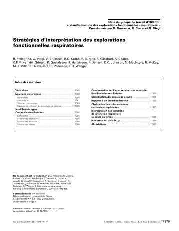 Stratégies d'interprétation des explorations fonctionnelles ... - SPLF