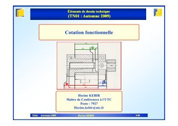 Cotation fonctionnelle - UTC