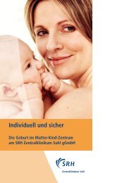 Individuell und sicher - SRH Zentralklinikum Suhl