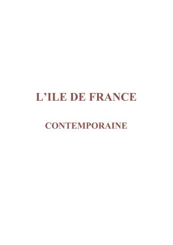 L'ILE DE FRANCE