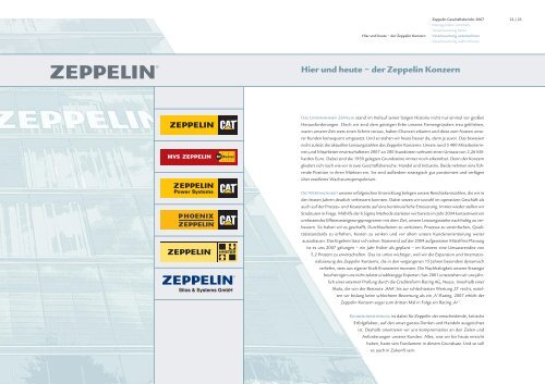 Geschäftsbericht laden - ZEPPELIN GmbH