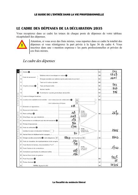 La fiscalité du du médecin libéral - Kb.u-psud.fr