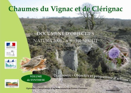 document d'objectifs, grotte de rancogne - PEGASE Poitou-Charentes