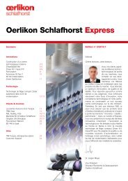 Oerlikon Schlafhorst Express - Oerlikon Schlafhorst - Oerlikon Textile