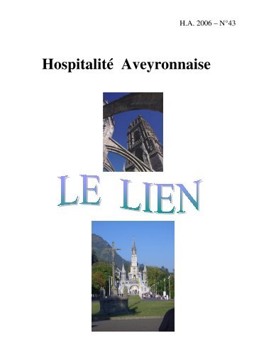 Le Lien 2006 - Hospitalité Aveyronnaise