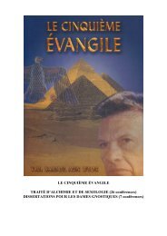 5eme Evangile - tome 6 - Gnose de Samael Aun Weor