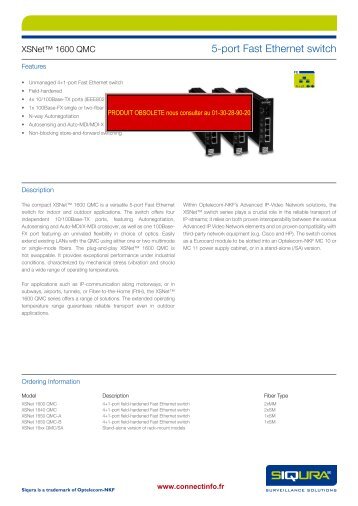 5-port Fast Ethernet switch - Connectinfo