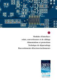 Modules d'interface: relais, convertisseurs et de câblage ...