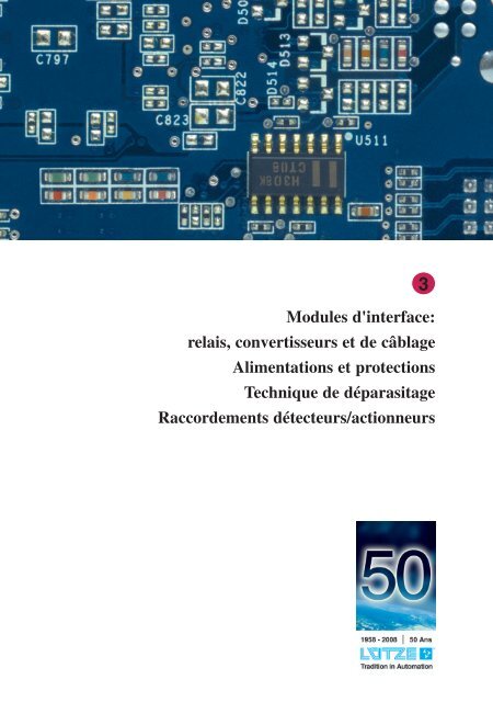 Modules d'interface: relais, convertisseurs et de câblage ...