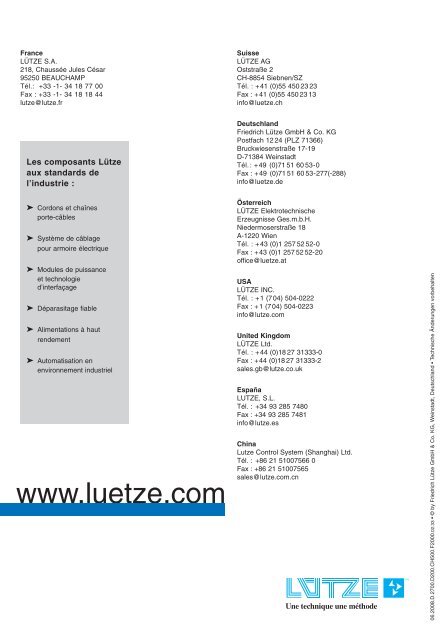 Modules d'interface: relais, convertisseurs et de câblage ...