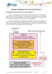 Qu' appelle t'on les hydrocarbures non conventionnels ?