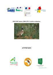 Annexe DOCOB Natura 2000 ZPS Costières ... - Nîmes Métropole