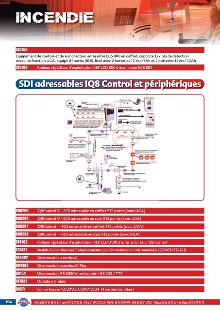 Catalogue incendie 2012 / 2013 - ITESA