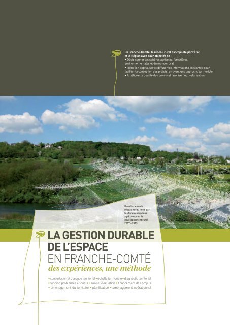 la gestion durable de l'espace en franche-comté - Réseau Rural ...