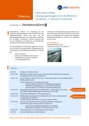 Agenda zum Download [PDF, 96 KB] - zetVisions AG