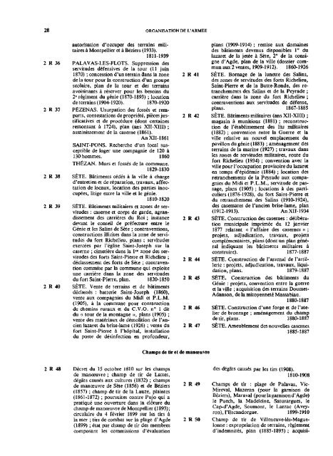 RÉPERTOIRE NUMÉRIQUE DE LA SÉRIE R - Archives ...