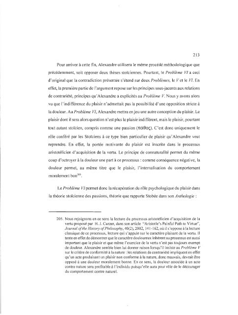 aristotélisme et stoïcisme à l'époque impériale - Archipel