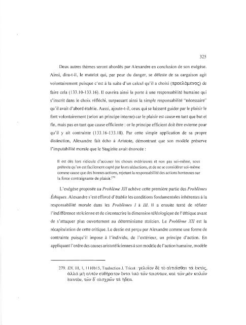 aristotélisme et stoïcisme à l'époque impériale - Archipel