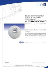 Documentation Alizé hygro tempo - ATIB