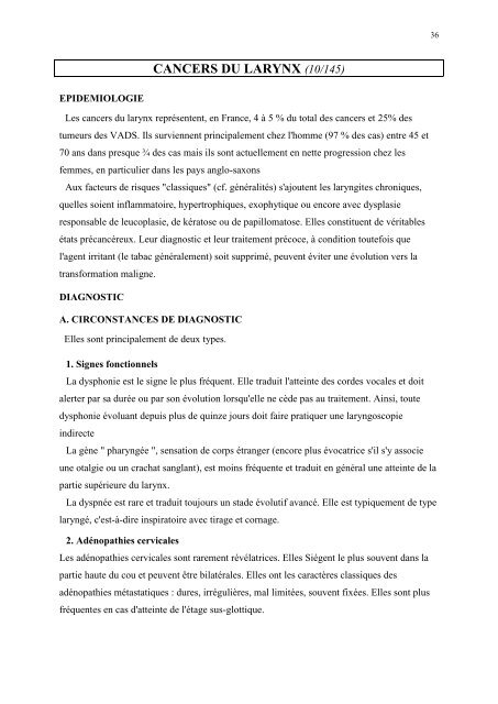 RAPPELS ANATOMIQUES - Service d'ORL du CHU d'Angers