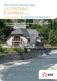 LA CENTRALE D'AVRIEUX (73) - Energie EDF