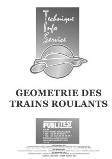 Geometrie trains-roulants