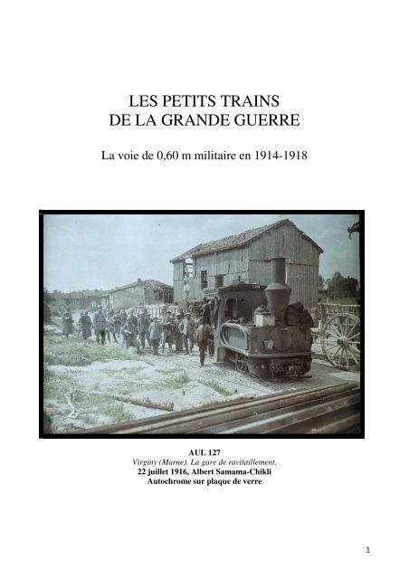 PDF "Les petits trains de la Grande Guerre" - ecpad