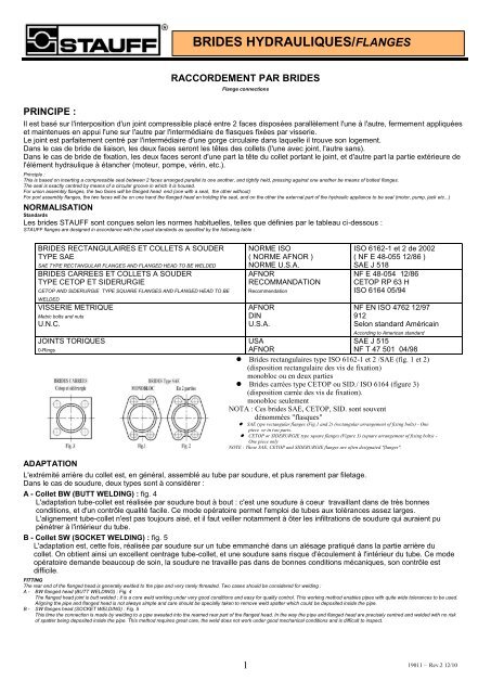 Brides hydrauliques - Fr.stauff.com