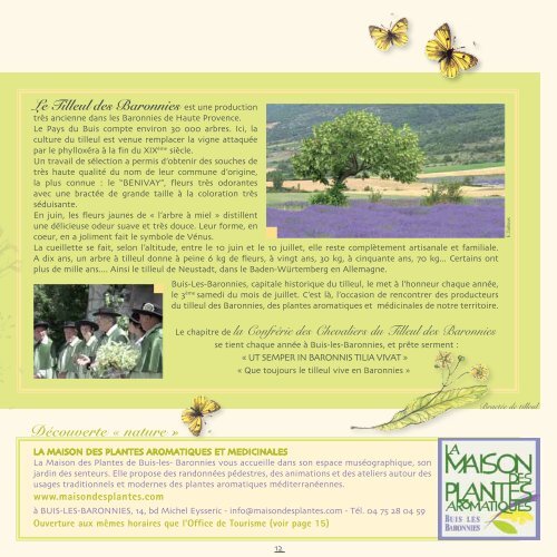 Brochure de l'Office - Buis-les-Baronnies