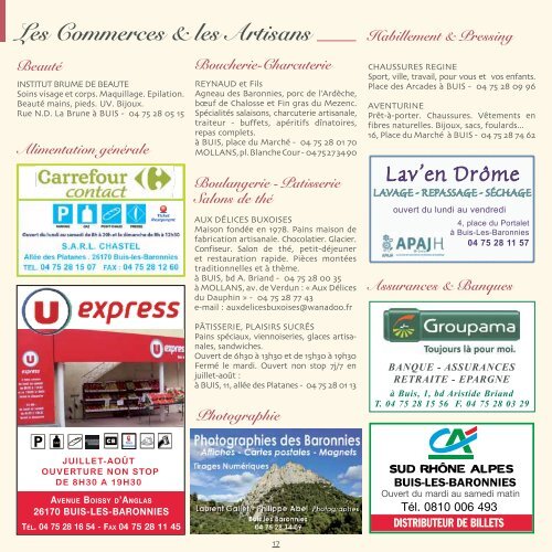 Brochure de l'Office - Buis-les-Baronnies