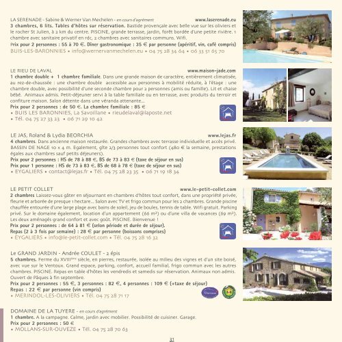 Brochure de l'Office - Buis-les-Baronnies