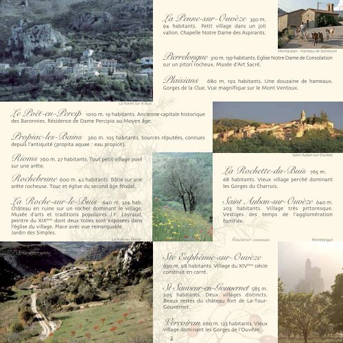 Brochure de l'Office - Buis-les-Baronnies