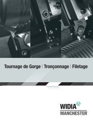 Tournage de Gorge | Tronçonnage | Filetage - Widia.com