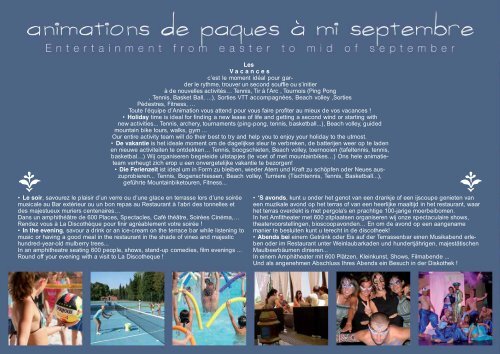 Brochure - Domaine de la Bergerie