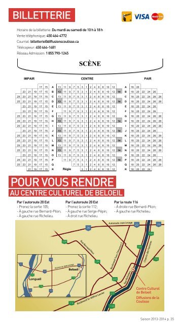 Programmation 2013-2014 - Centre Culturel de Beloeil