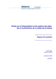 Etude sur la fréquentation et les publics des sites - Pôle international ...