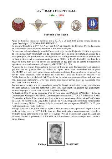 Le 2ème R.E.P à PHILIPPEVILLE - Monsieur-legionnaire.org