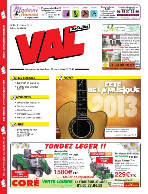 Annonce - VAL Magazine