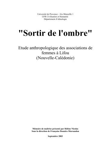 "Sortir de l'ombre" - Groupe de recherches sur les enjeux sociaux ...