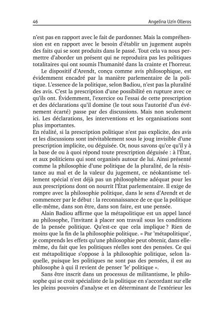 Introduction à la pensée d'Alain Badiou. Les quatre ... - Nessie