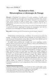 Bachelard et Dali. Métamorphose et démiurgie de l'image - Hermeneia