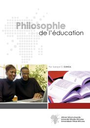 Philosophie de l'education.pdf - OER@AVU - African Virtual University