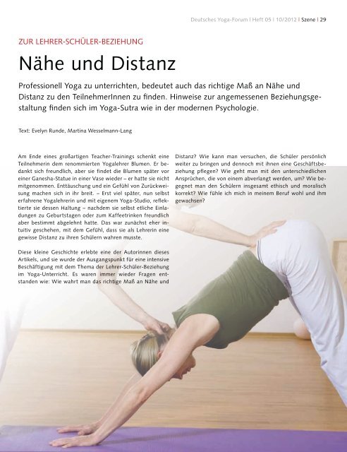 Nahe Und Distanz